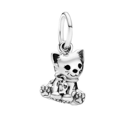 Charm Gato Colgante S925