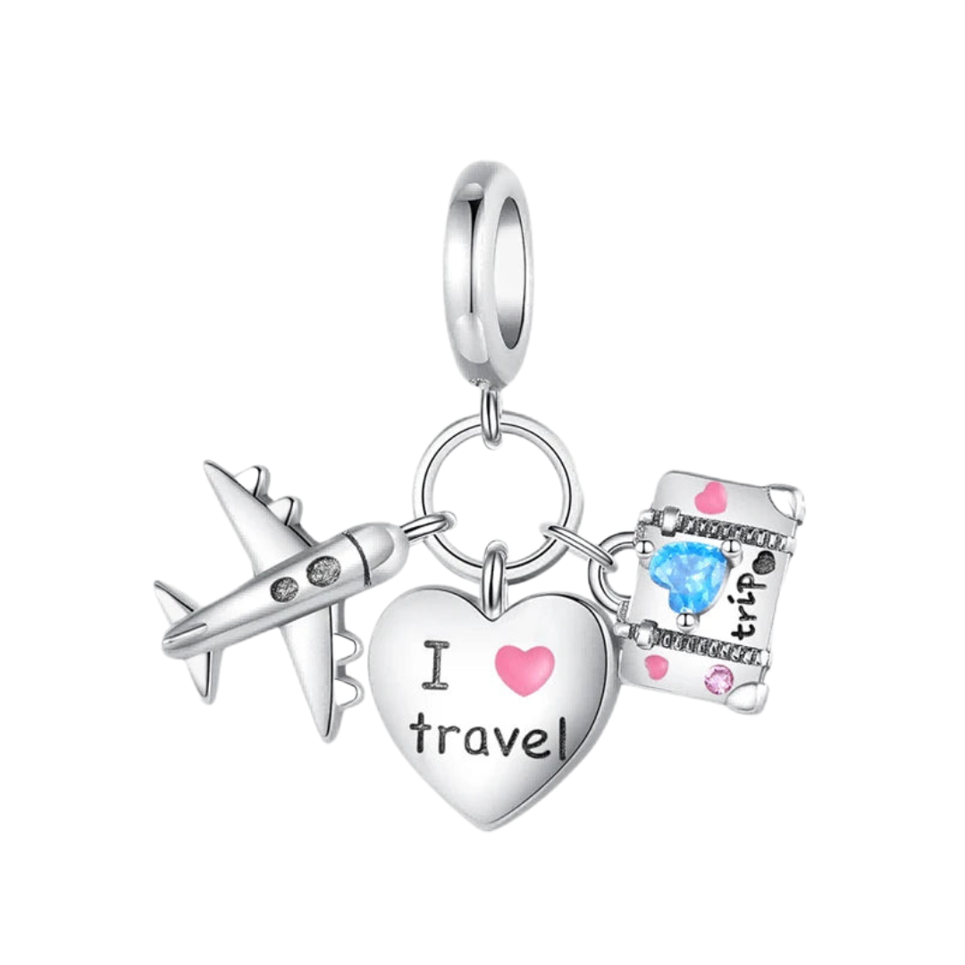 Charm Amo Viajar S925