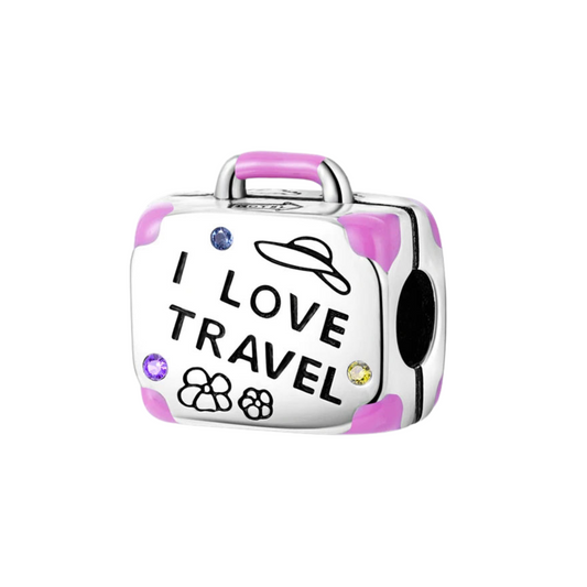 Charm Maleta I Love Travel S925