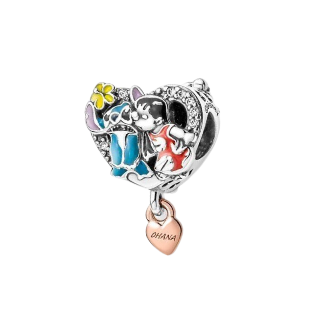 Charm Lilo & Stitch S925