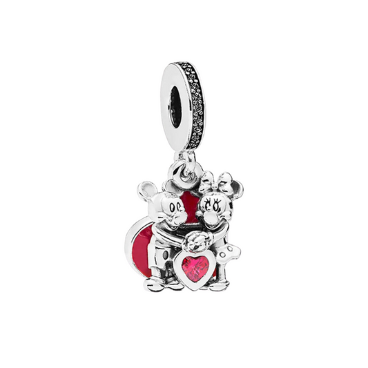 Charm Micley & Minnie Corazón S925