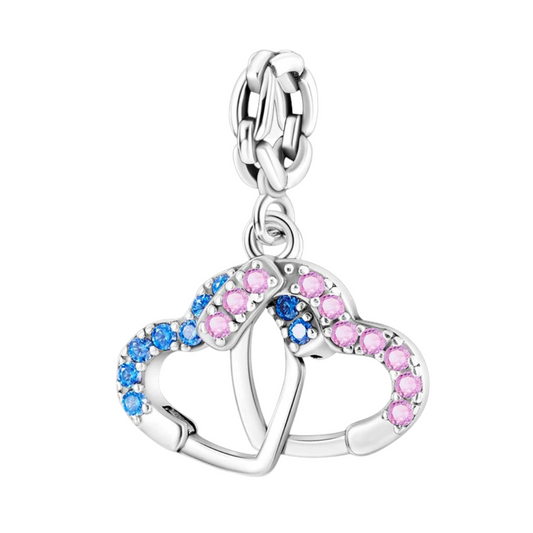 Charm Corazones S925