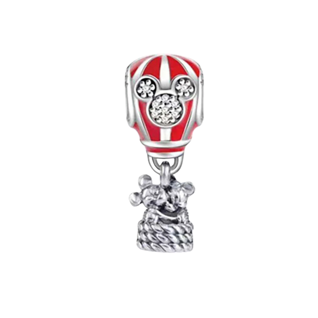 Charm Globo Minnie & Mickey S925