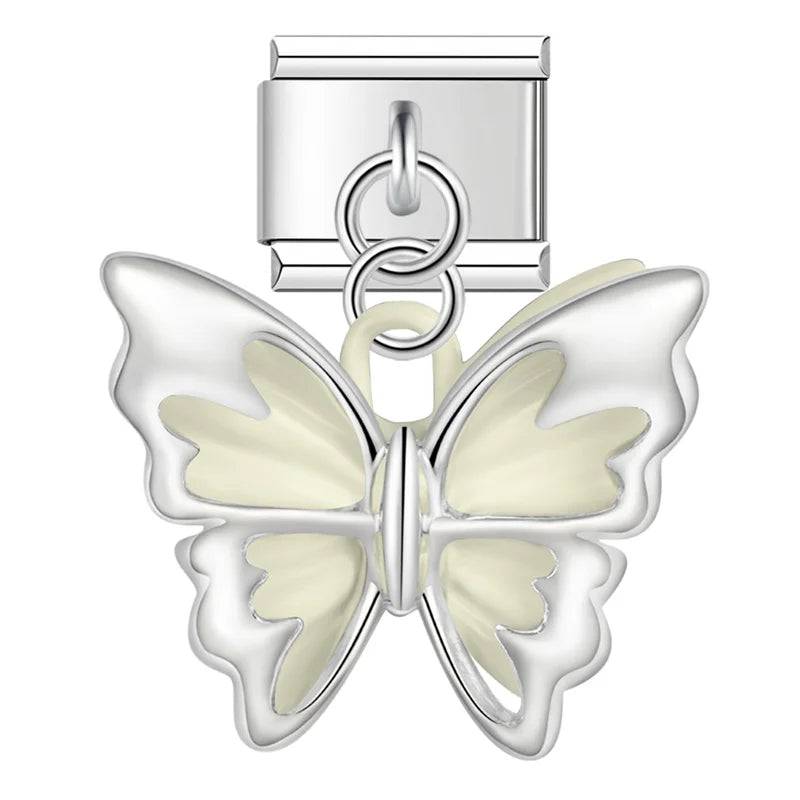 Italian Charms Mariposas Acero Inoxidable