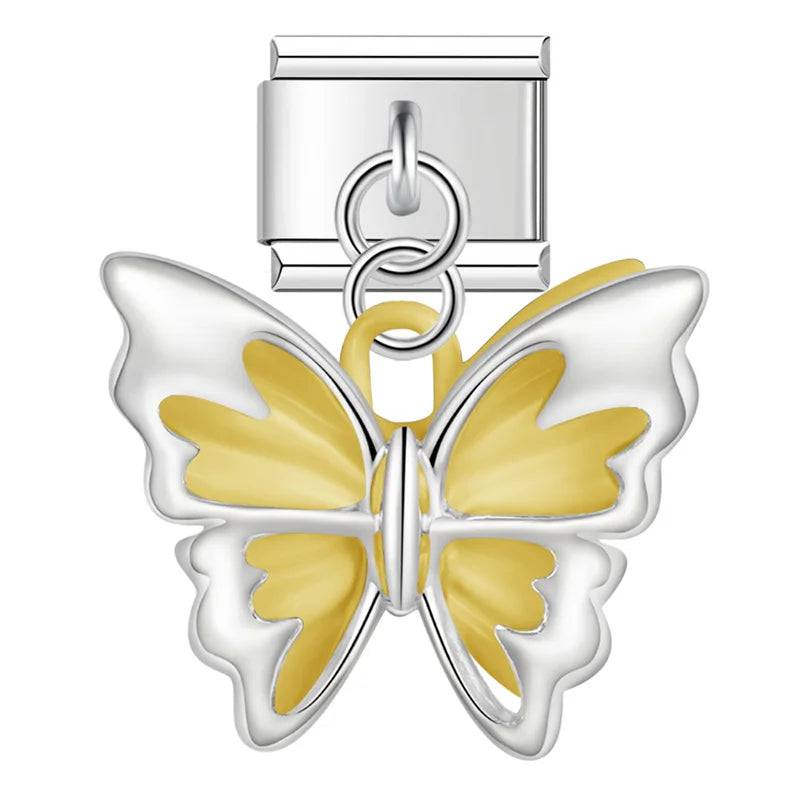 Italian Charms Mariposas Acero Inoxidable