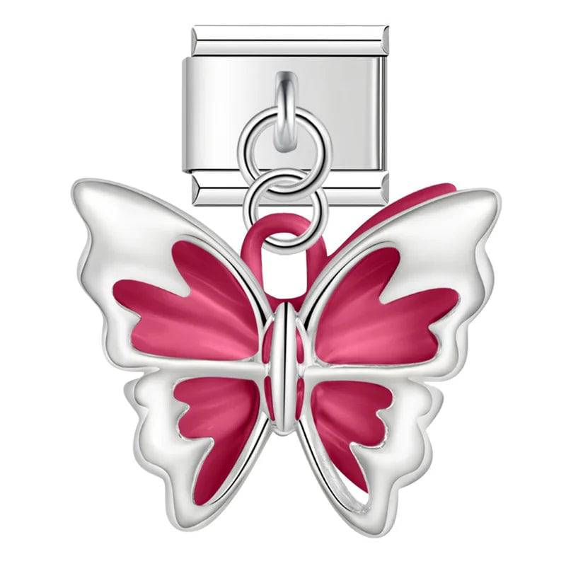 Italian Charms Mariposas Acero Inoxidable