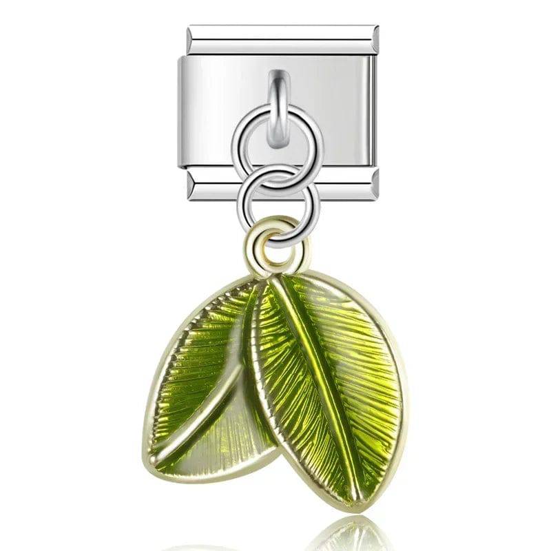 Italian Charms Plantas Acero Inoxidable