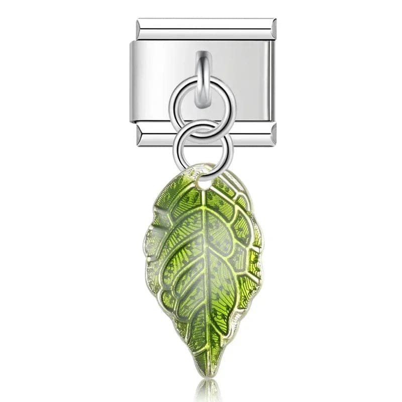 Italian Charms Plantas Acero Inoxidable